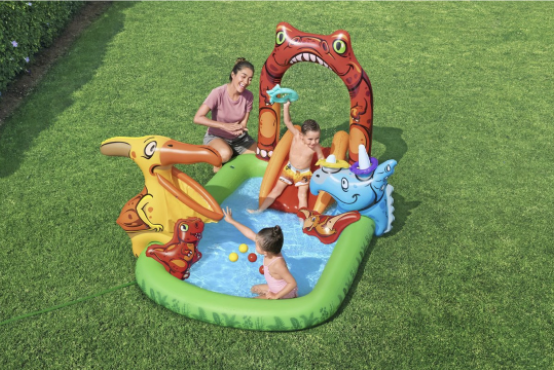 Bestway 2.41m x 1.40m x 1.37m Jurassic Splash Play Center - Image 3