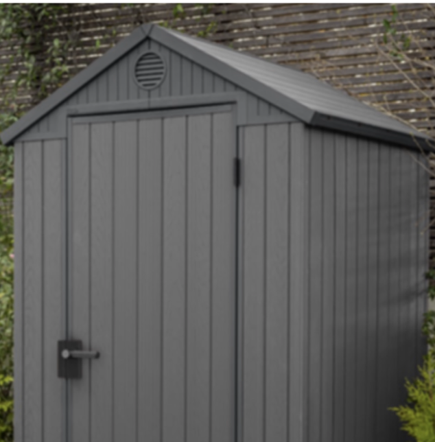 Keter Darwin 4 x 4ft Shed Grey - Image 4