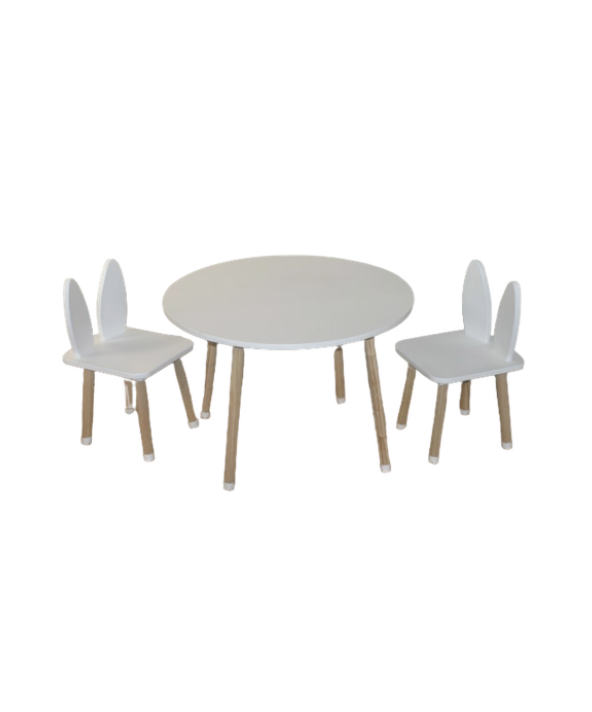 2 Bunny Chair and Table Toddler Furniture Set
