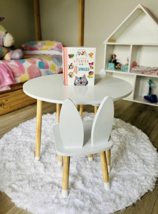 2 Bunny Chair and Table Toddler Furniture Set - Image 6
