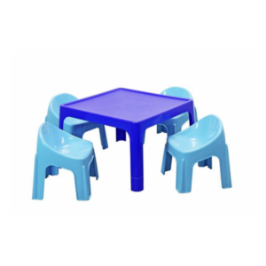 Jeronimo Kids Table & Chair Set - Light Blue/Blue