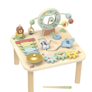TookyToy Wooden Forest Multi- Activity Table