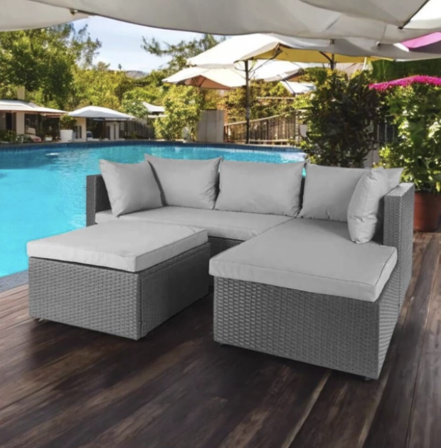 Shayd - Milan 3 Piece Outdoor Rattan Patio Set - Image 4