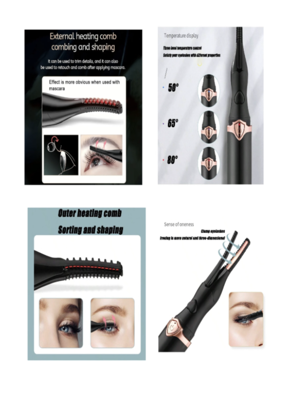 USB Eyelash Curler and Eyelash Serum Combo - Image 4