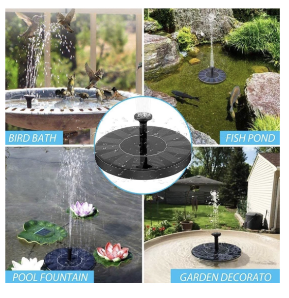 Solar Power Floating Water Pump For Pool Pond Garden And Patio Plants - Image 4