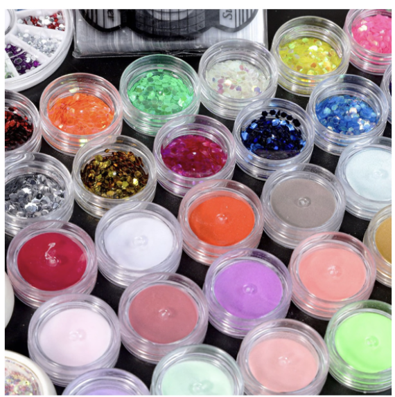 71 Piece DIY Acrylic Powder Tool Kit - Extended Nail Art Kit For Beginners - Image 3