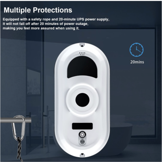 Window Cleaner Robot Smart Glass Cleaning Machine Dual Mop & Remote Control - Image 5