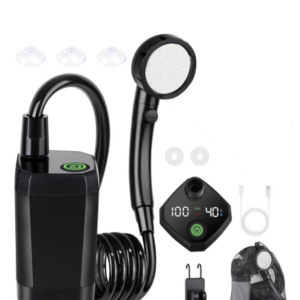 Portable Shower for Camping, Camping Shower with Intelligent LED Display