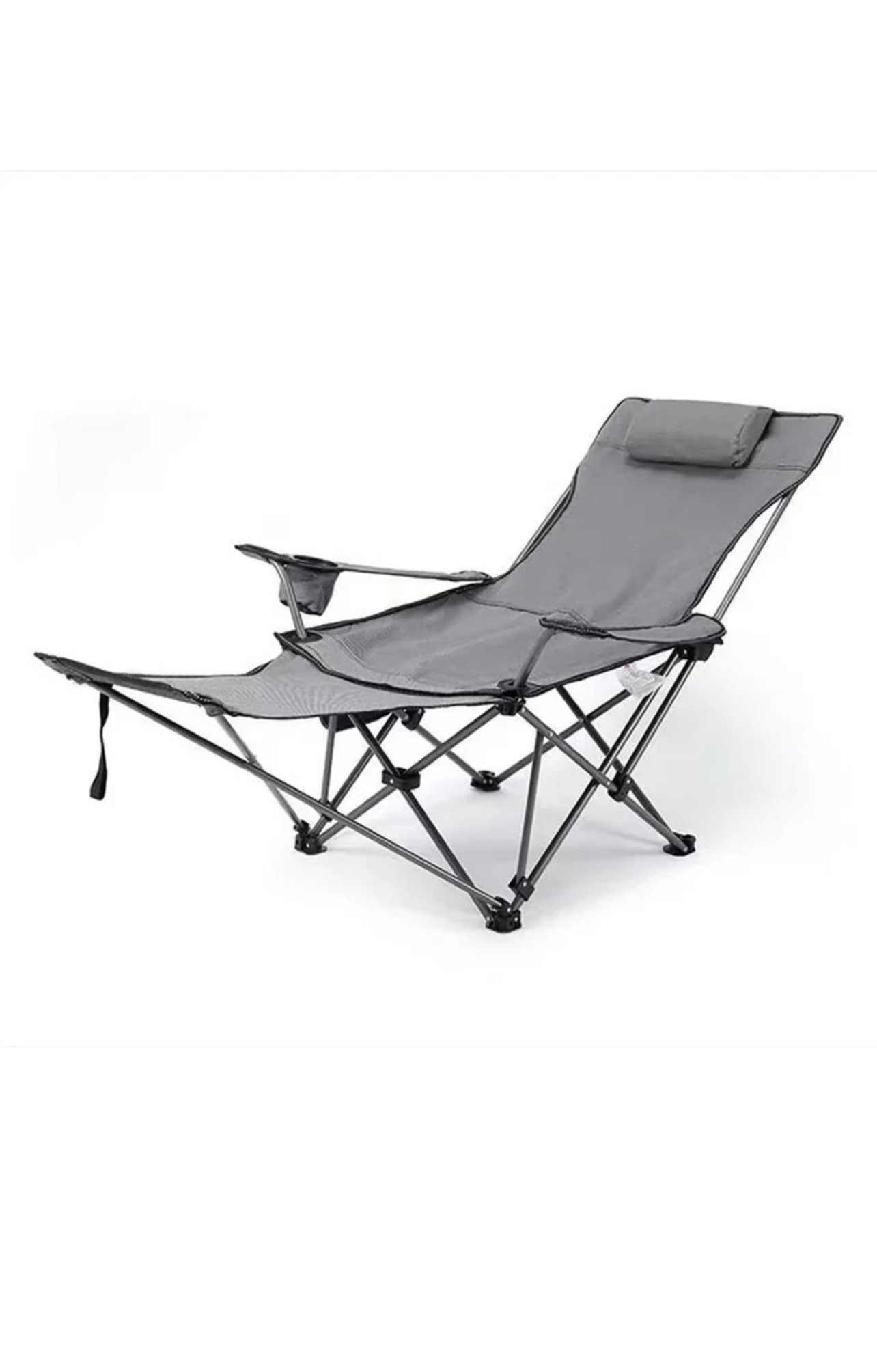 Foldable Reclining Camping Chair with Footrest - Image 10