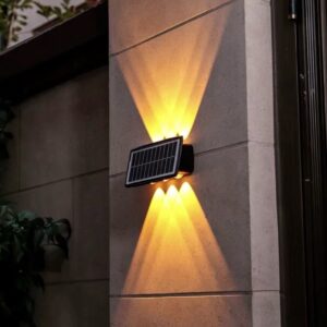 Solar LED RGB Wall Light IP65 Waterproof